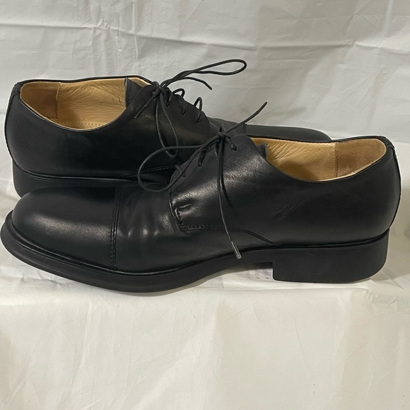 Joseph & Feiss Oxford Dress Shoes Black Leather Lace-Up Cap Toe Men's Size 9 M - Picture 3 of 6